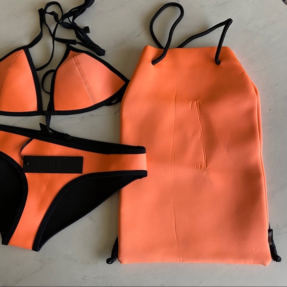 Triangl orange bikini top - Picture 8 of 9
